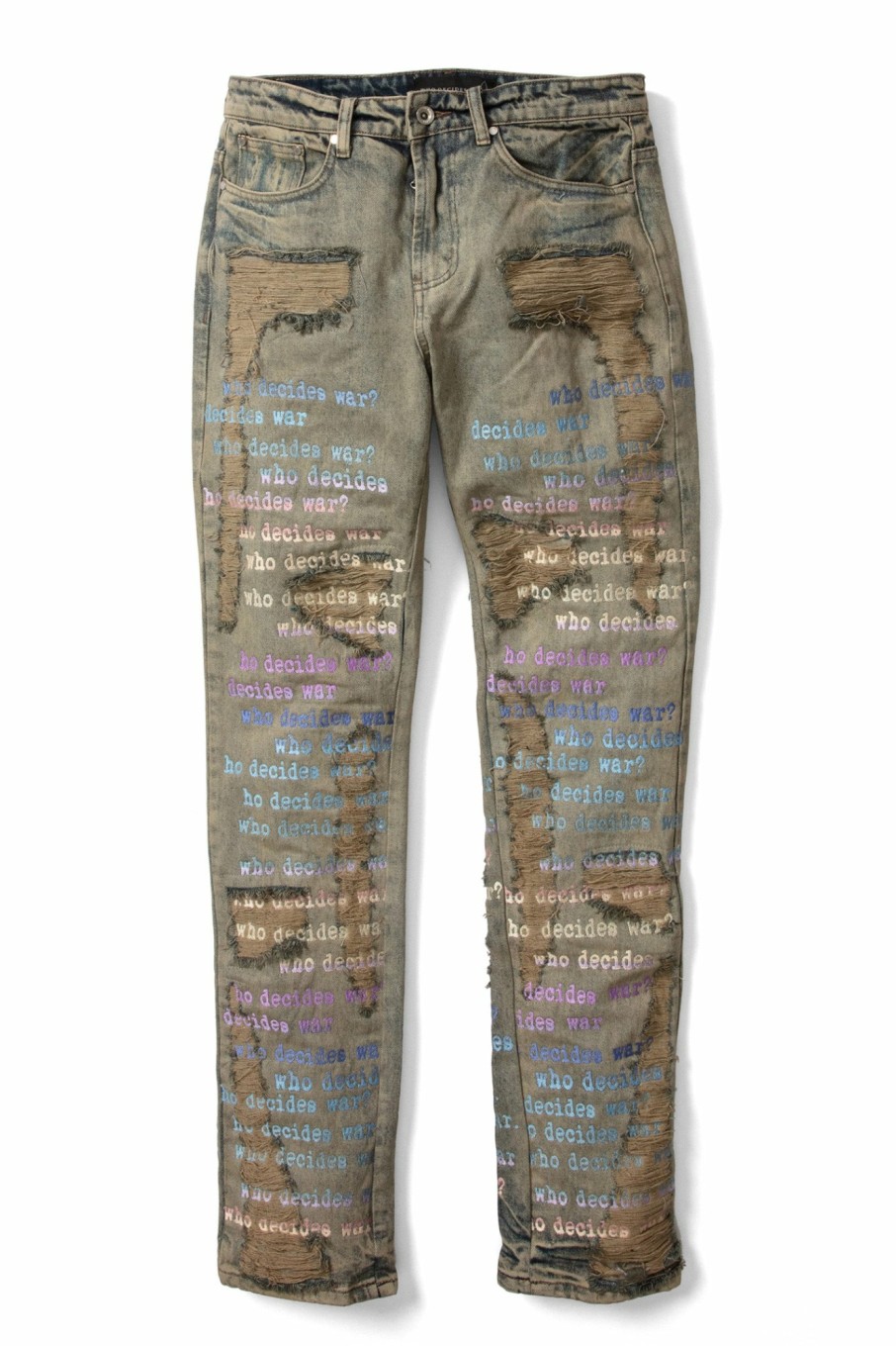 Archive WHO DECIDES WAR | Sand Scripture Denim