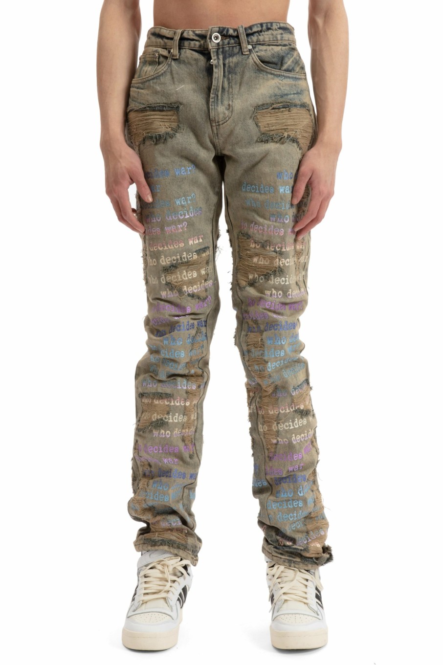 Archive WHO DECIDES WAR | Sand Scripture Denim