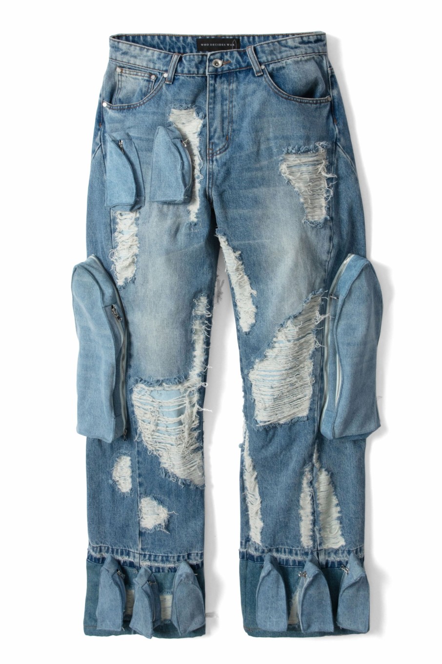 Bottoms WHO DECIDES WAR | Multipocket Distressed Denim