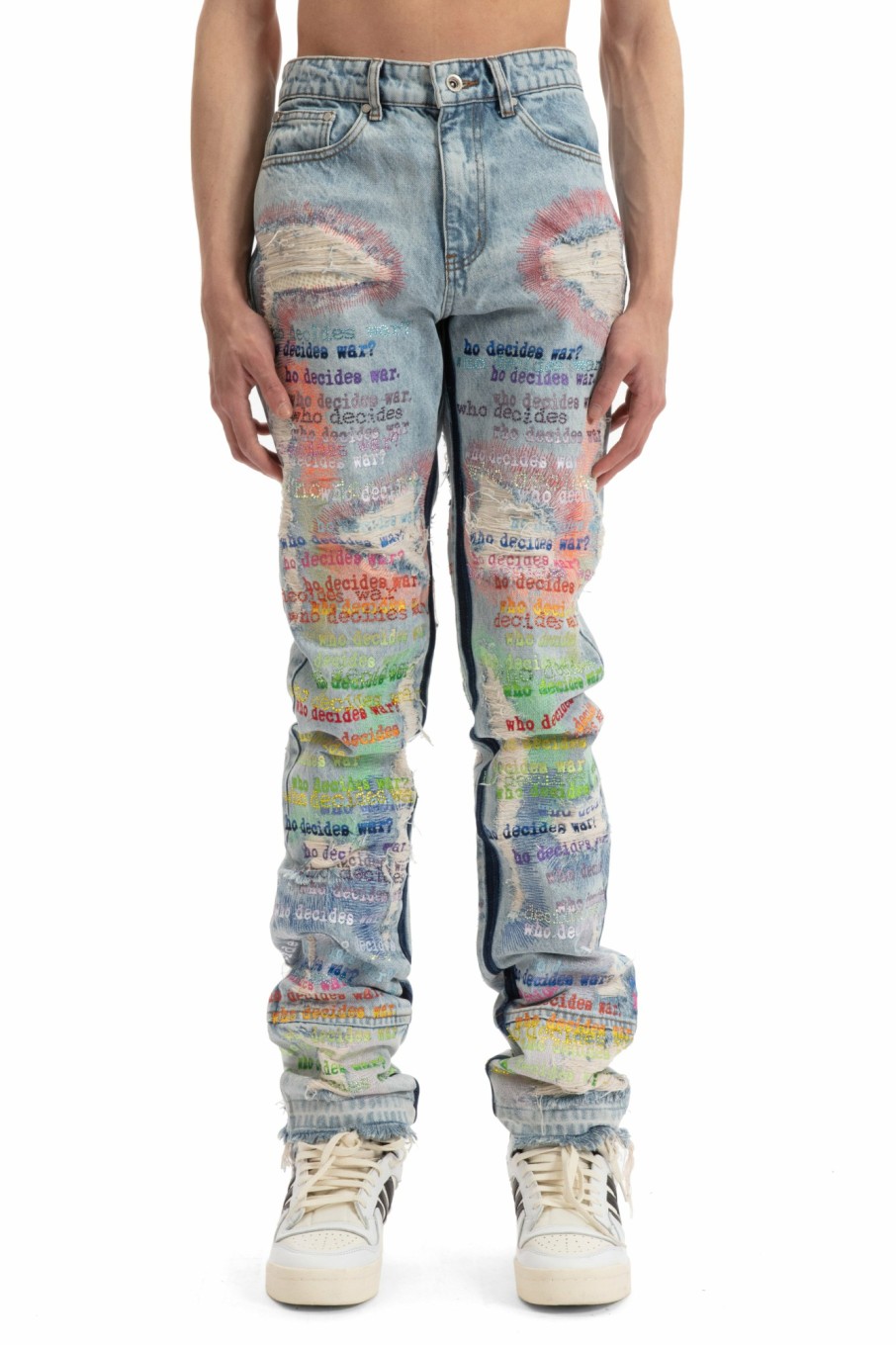 Archive WHO DECIDES WAR | Roygbiv Scripture Denim