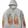 Tops WHO DECIDES WAR | Flame Glass Hooded Sweatshirt