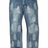 Bottoms WHO DECIDES WAR | Rhinestone Washed Denim