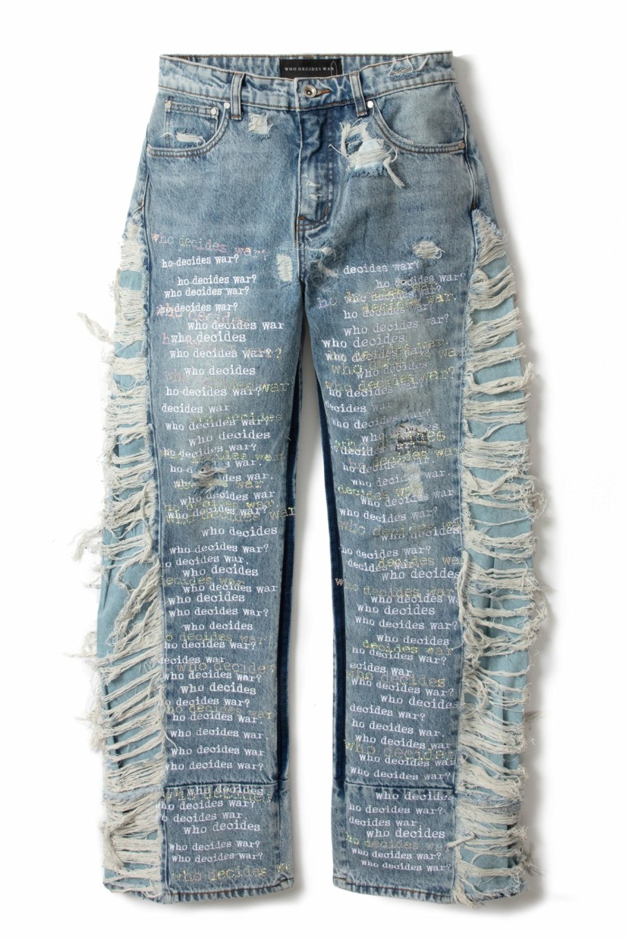 Archive WHO DECIDES WAR | Ultra Flare Scripture Denim