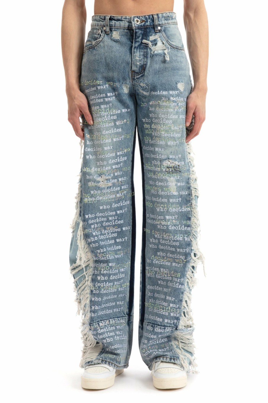 Archive WHO DECIDES WAR | Ultra Flare Scripture Denim