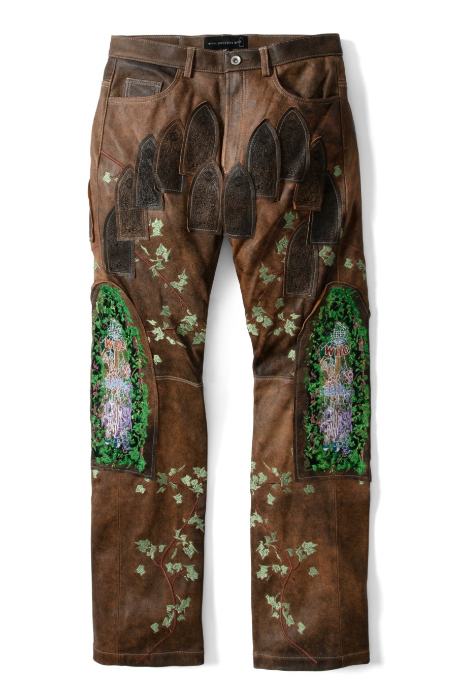 Bottoms WHO DECIDES WAR | Garden Glass Patched Pant