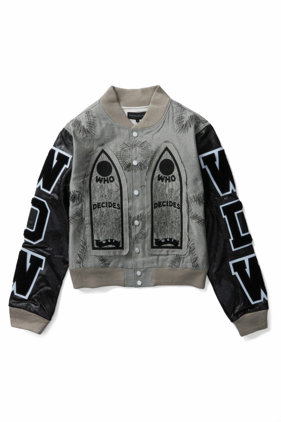 Outerwear WHO DECIDES WAR | Namesake Varsity Jacket