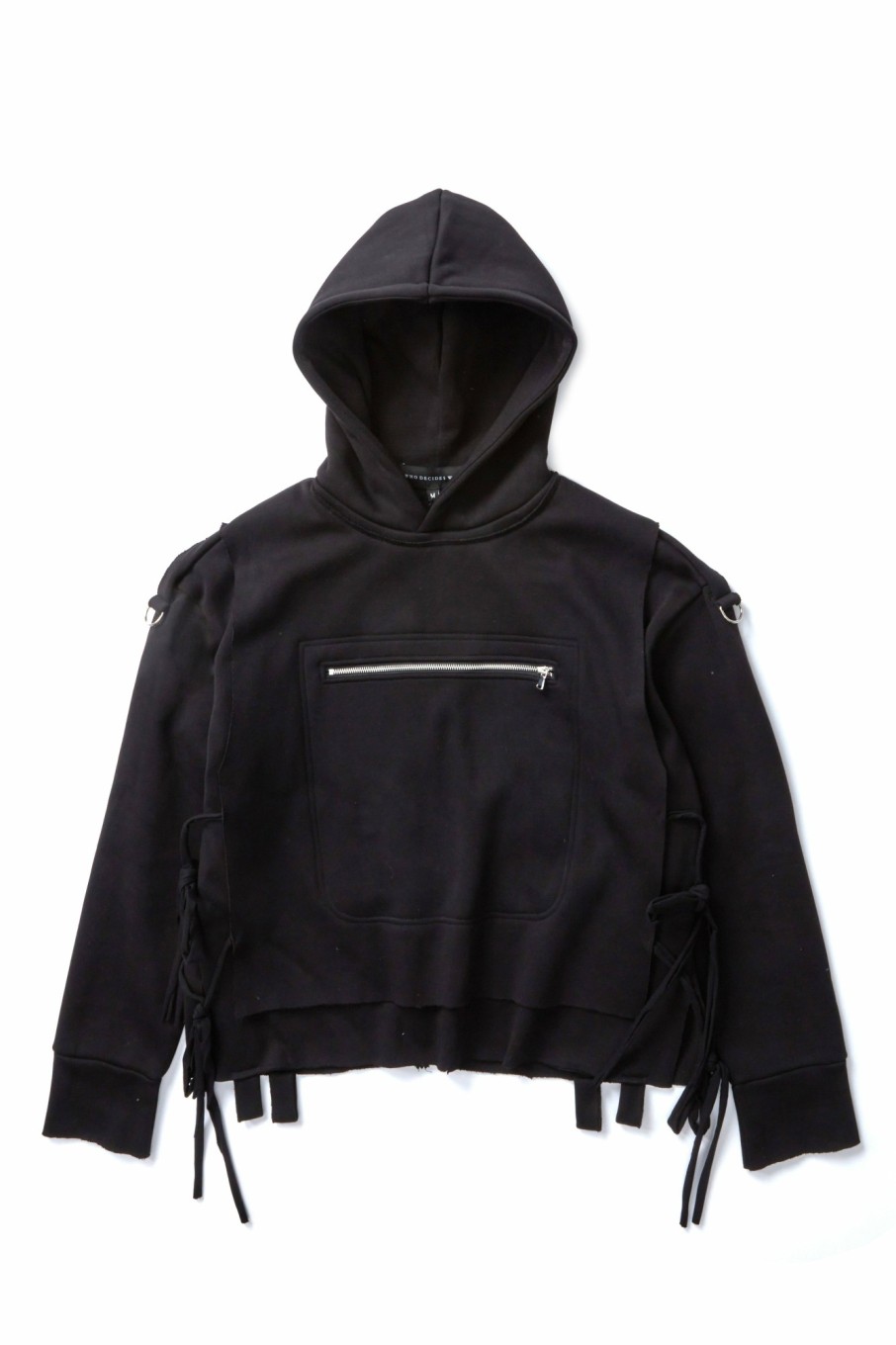 Tops WHO DECIDES WAR | Zippered Multilayer Hoodie