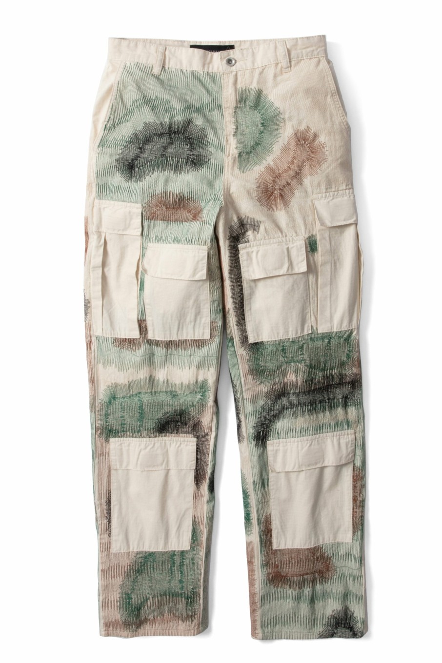 Bottoms WHO DECIDES WAR | Camouflage Embroidery Pant