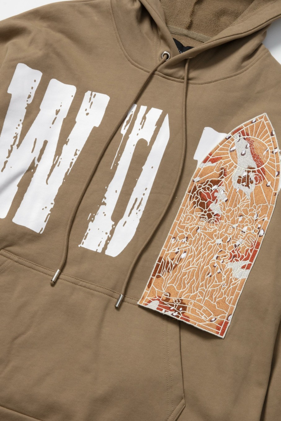 Tops WHO DECIDES WAR | Patched Hooded Sweatshirt