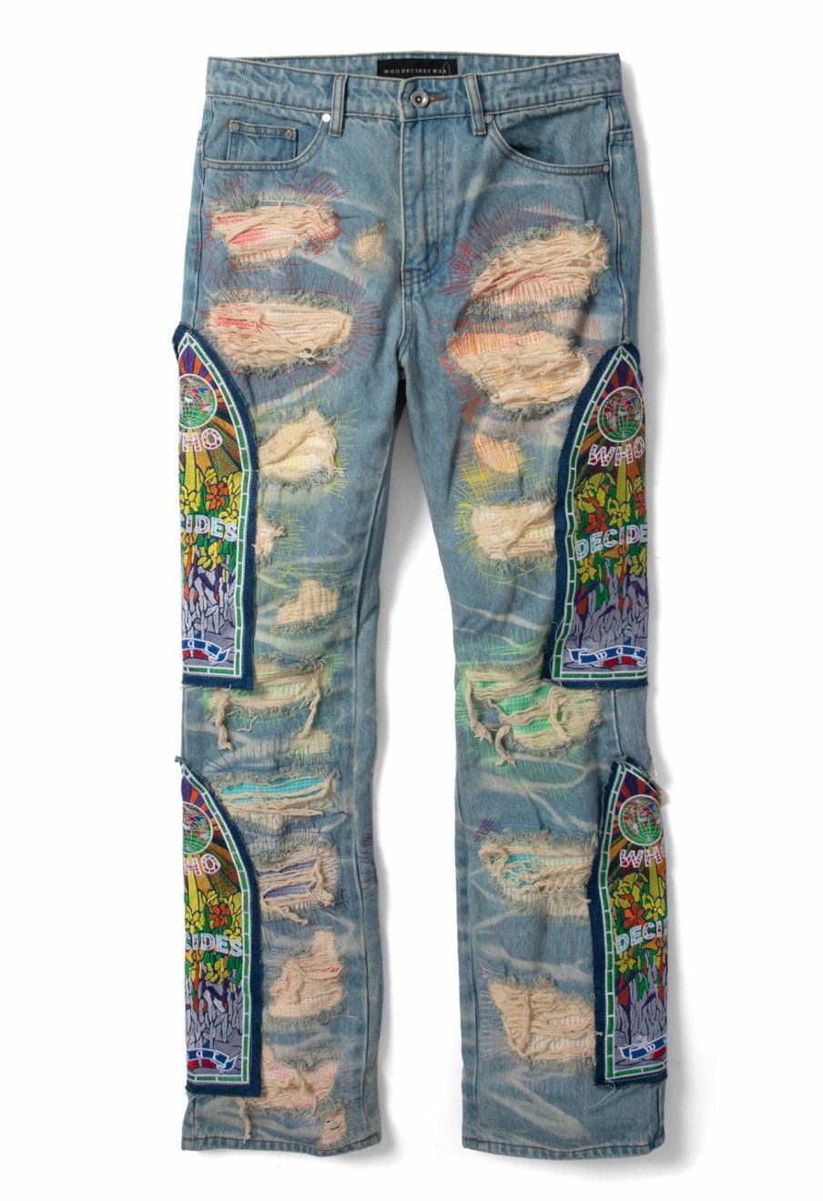 Bottoms WHO DECIDES WAR | Roygbiv Fusion Denim