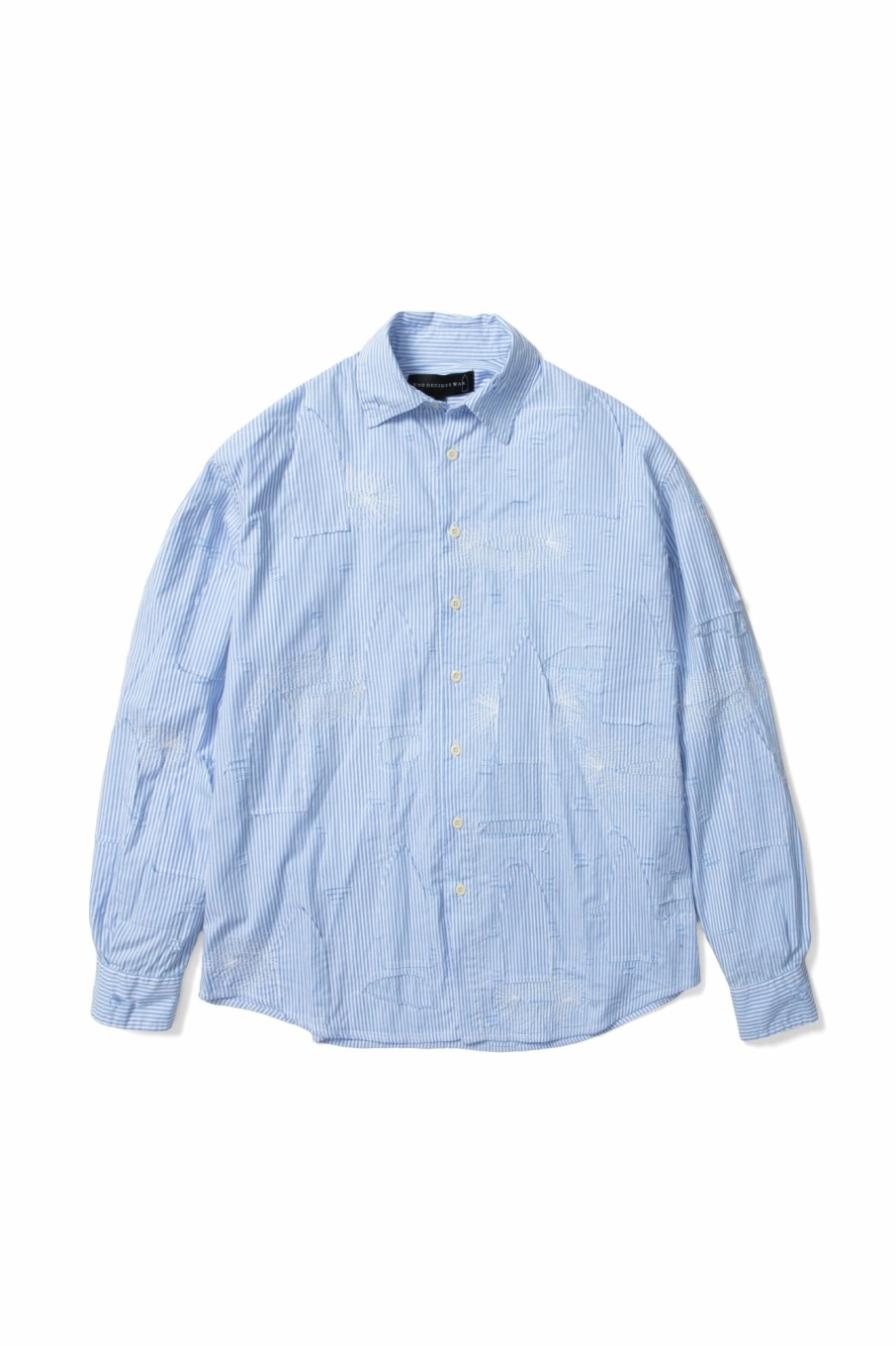 Tops WHO DECIDES WAR | Gathered Fray Button Down