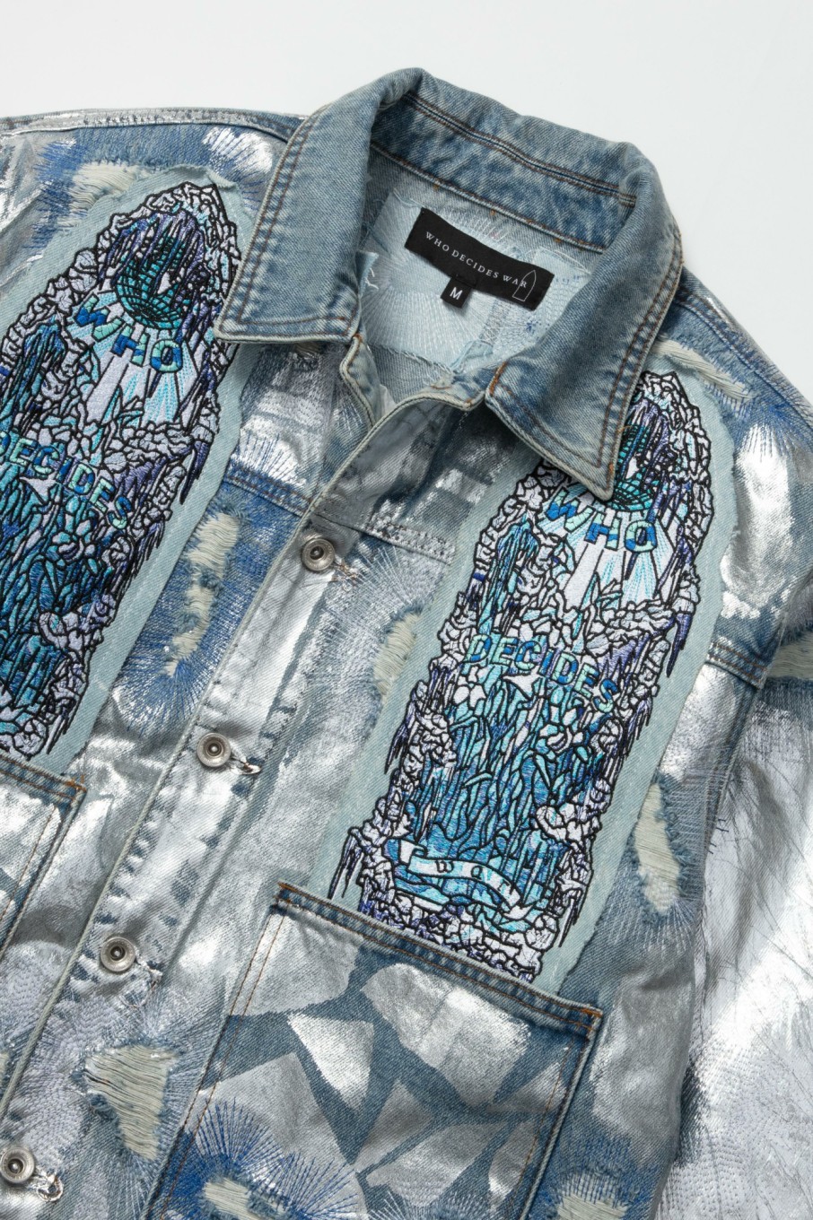 Outerwear WHO DECIDES WAR | Heavy Metal Denim Trucker