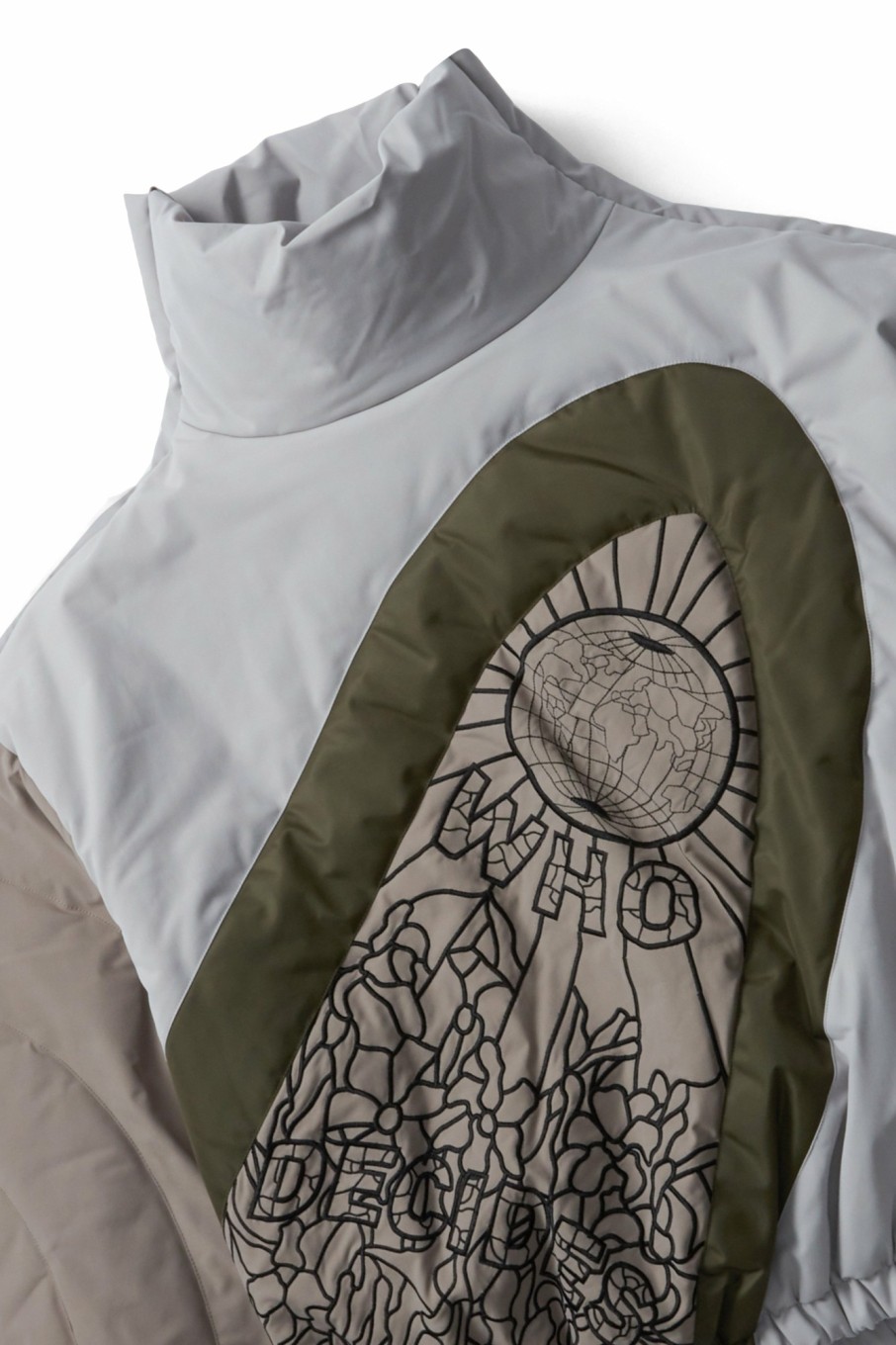 Outerwear WHO DECIDES WAR | Diagonal Glass Puffer